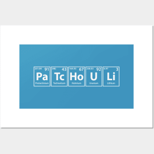 Patchouli (Pa-Tc-Ho-U-Li) Periodic Elements Spelling Posters and Art